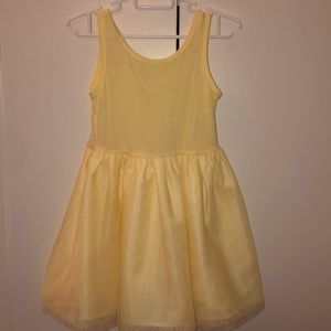 Yellow tutu dress